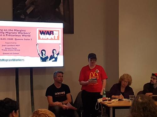 Lauren Talking About conditions of McDonald's workers